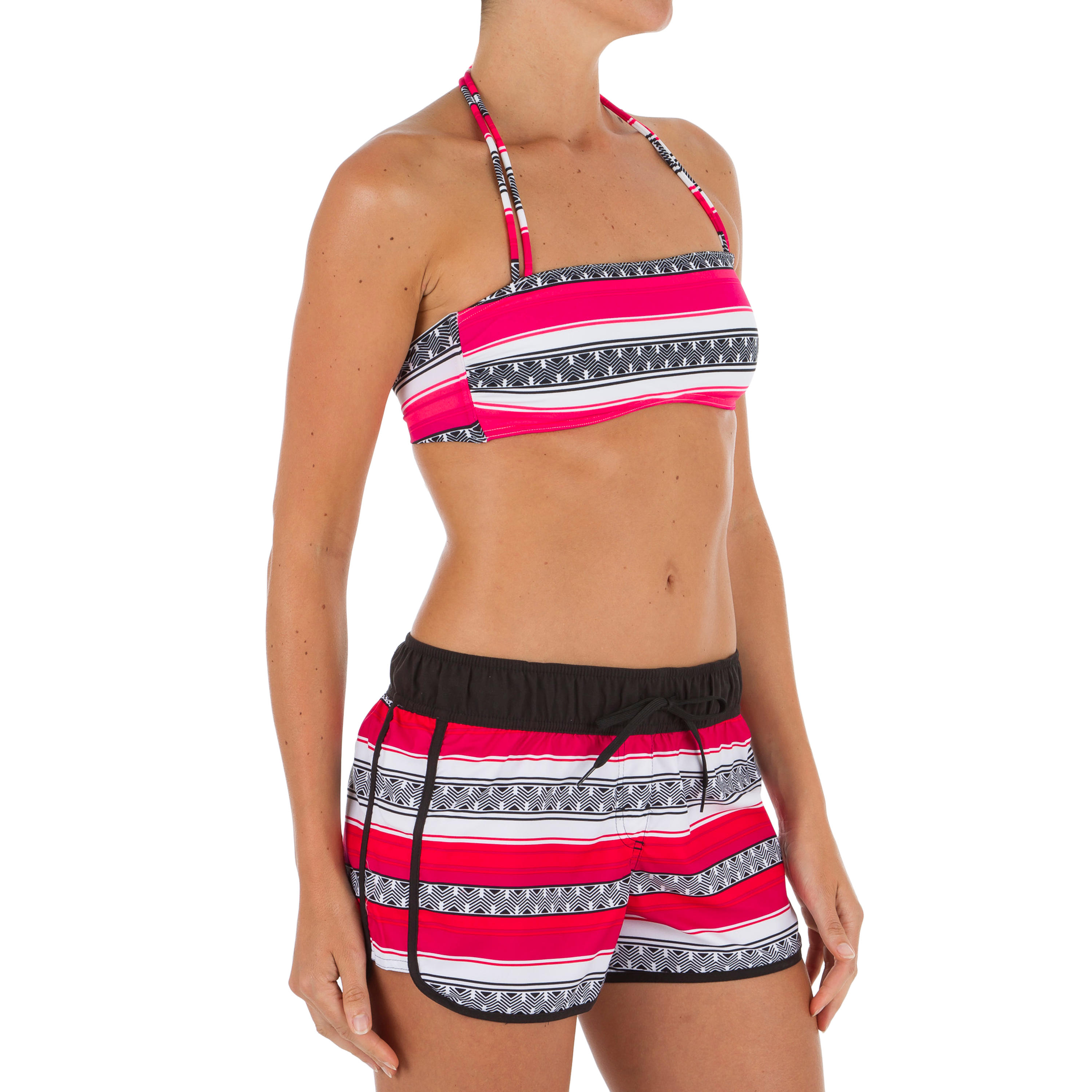 Elástica Boardshort Tini Ajuste De Cintura Guarana Cordón Y Mujer I76gyvYfb
